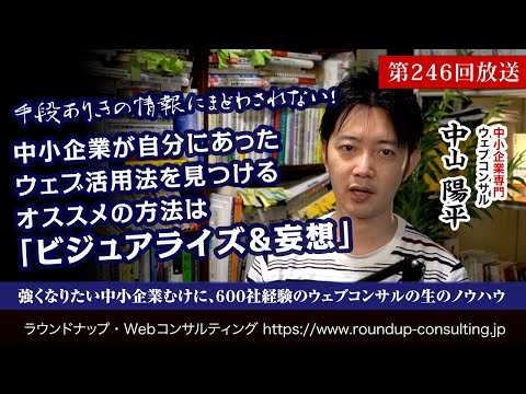 第246回：中小企業が自分に合ったWeb活用法を見つけるオススメの方法とは？