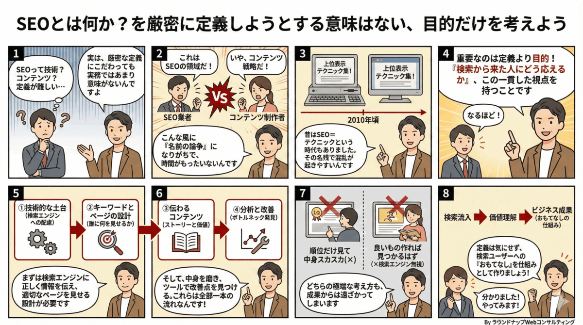第104回:SEOとは何か?を厳密に定義しようとするのはやめよう