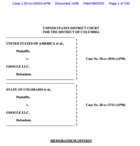 【SEO面の要点】Google独禁法訴訟・連邦地裁判決文(1436)[NavboostやGLUEなど内部名・役割・ユーザー行動の評価など]