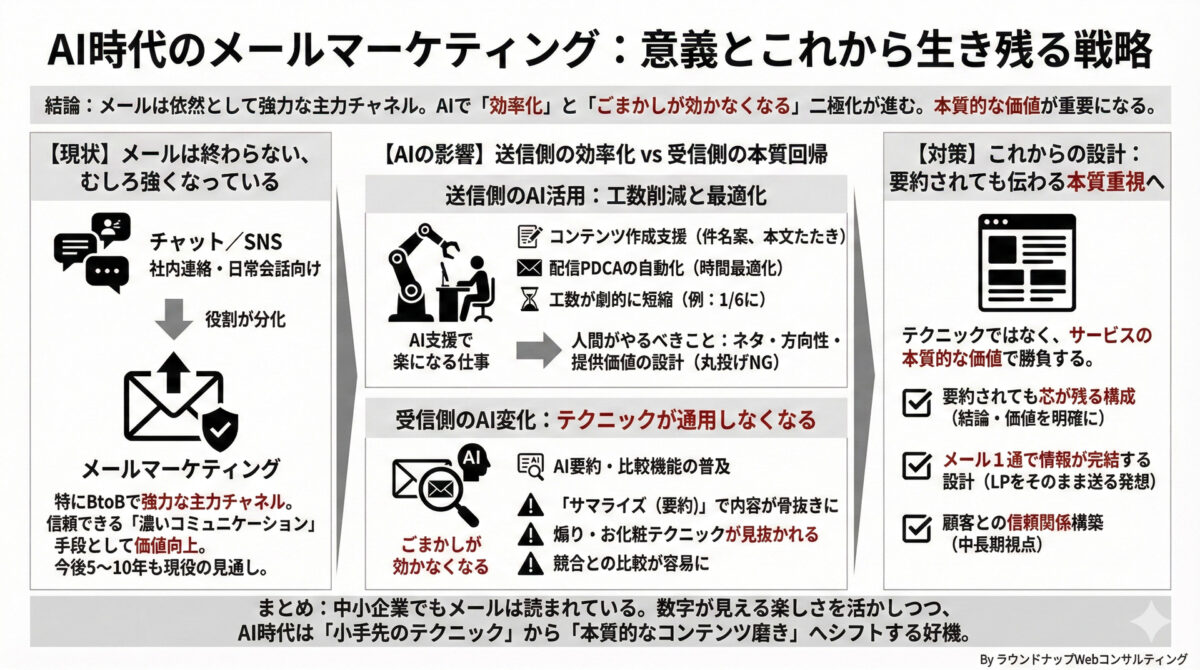 第579回：AI時代にメールマーケティングはどうなっている？意義はある？しっかり「効果」も「意義」もあります