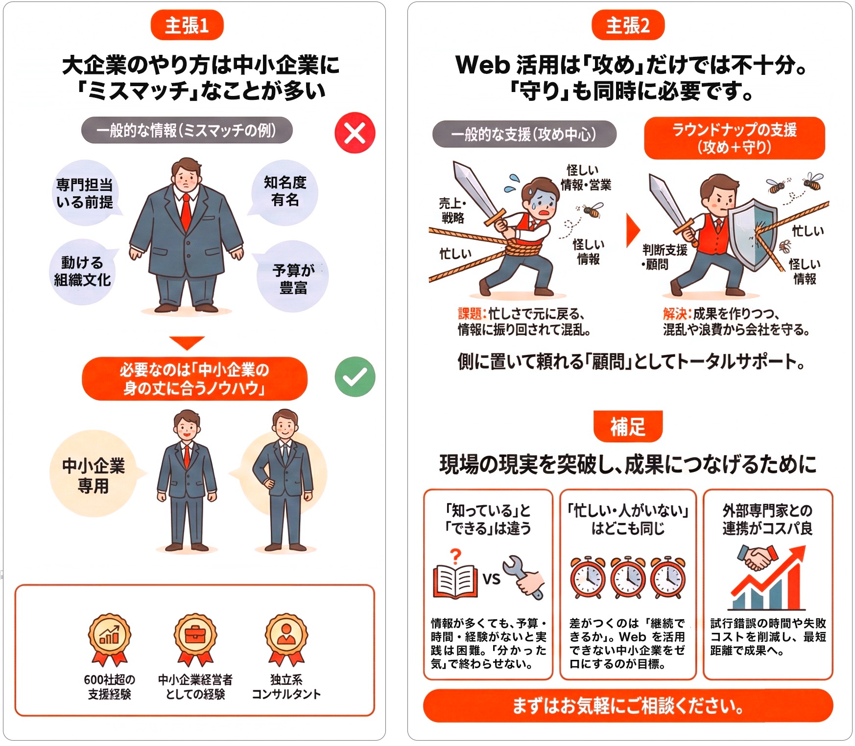 初めての方へ・他社との違い - 提供したい価値