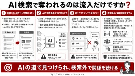 第594回：AI検索が奪っているのは「アクセス数」だけではない、見込み客育成の変化・デメリットとは？