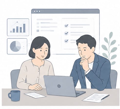 Web担当者伴走プランのイメージ